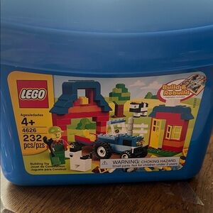 LEGO Creative Building Set - 232 Pieces Plus with Booklet & Plastic Box